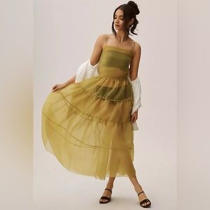 XS NEW Anthropologie Sheer Dress